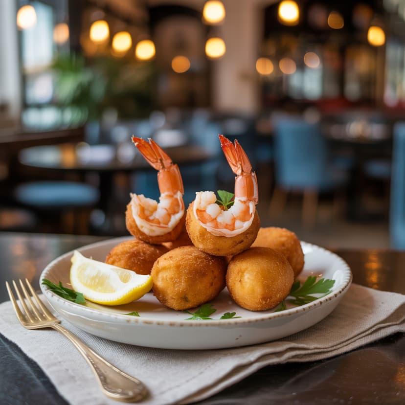 Croquettes de crevettes croustillantes