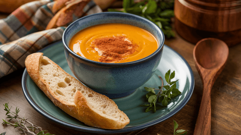 Velouté de potiron aux épices douces