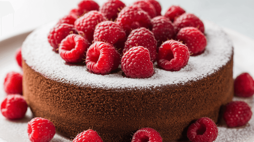 Délicieux Gâteau au Chocolat et à la Framboise