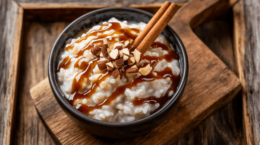 Riz au lait et son caramel