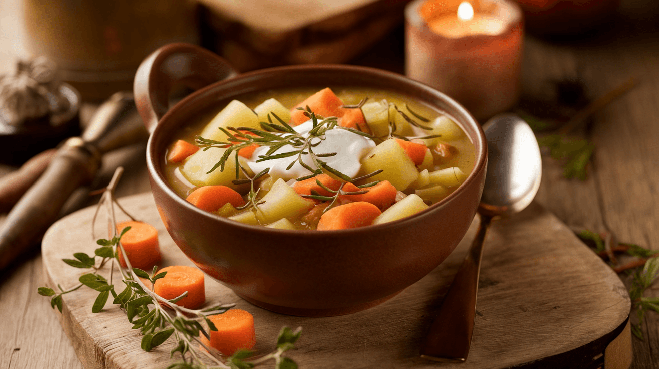 Délicieuse Soupe de Légumes d'Automne