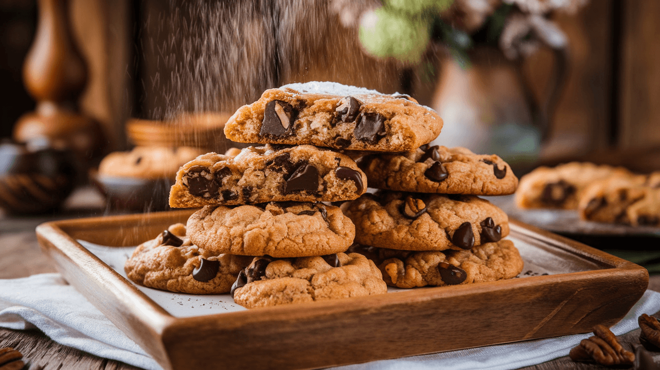 Cookies à la farine de châtaigne et pépites de chocolat