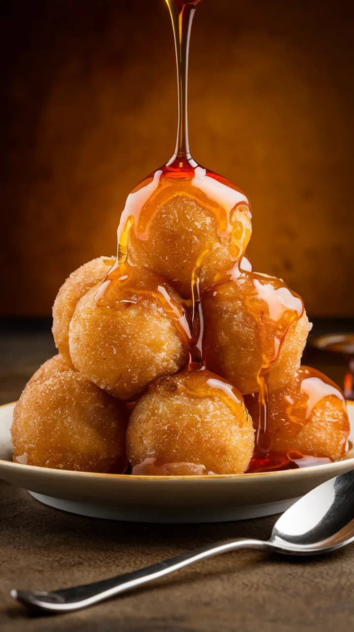 Boules de miel croustillantes : un délice sucré à savourer