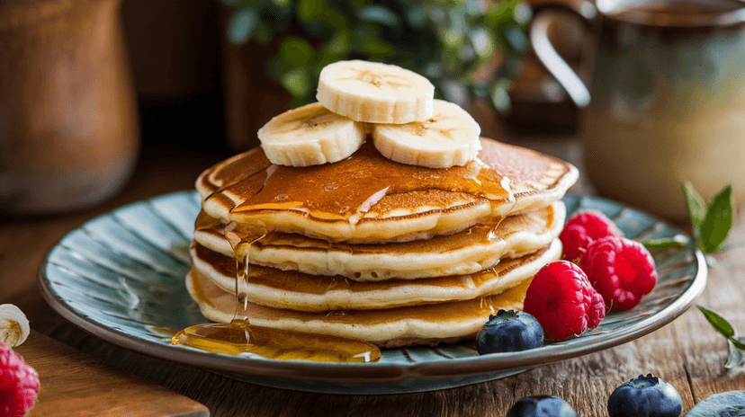 Pancake à la banane healthy sans sucre ajouté