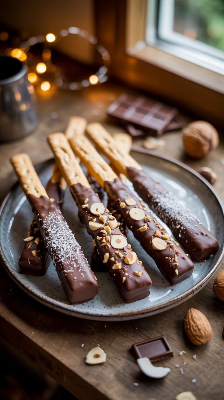 Bâtonnets croquants façon Mikado : une douceur irrésistible