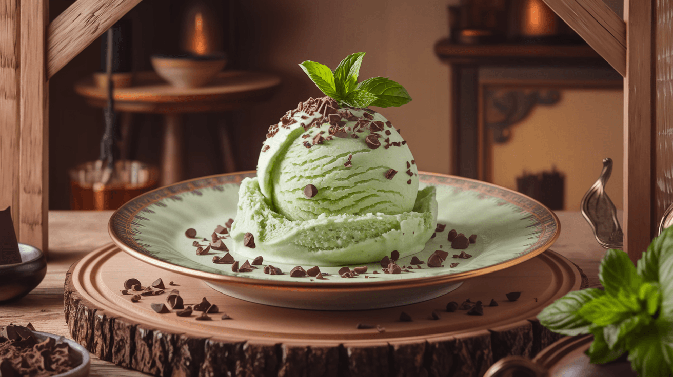 Thé glacé à la menthe fraîche