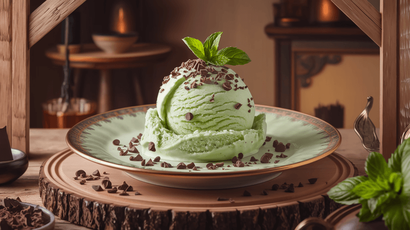 Thé glacé à la menthe fraîche