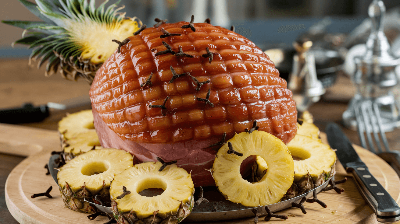 Recette de Jambon Glassé à l'Ananas