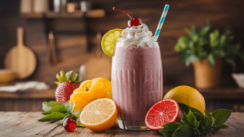 Smoothie rafraîchissant aux fruits d'été