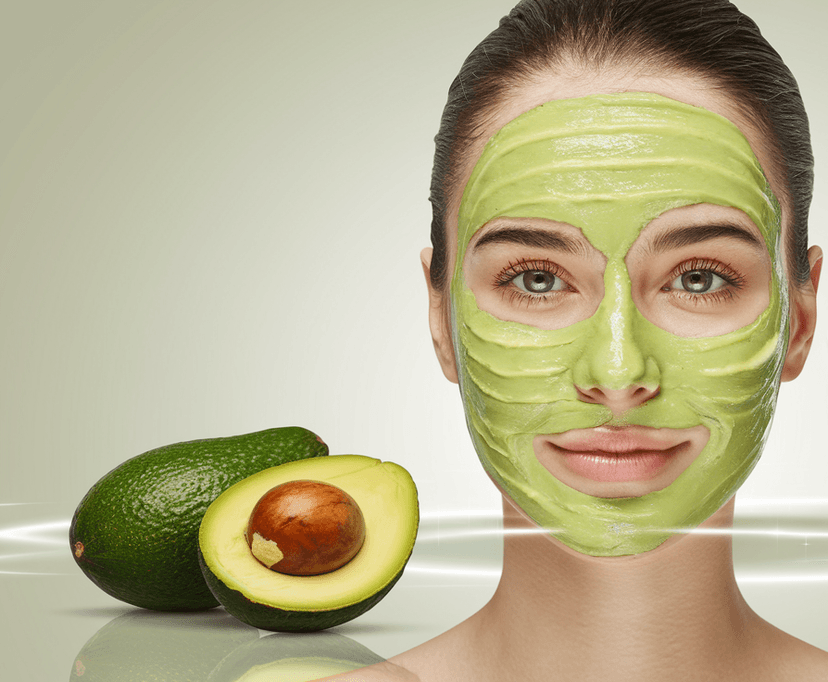 Masque hydratant à l'avocat pour une peau éclatante
