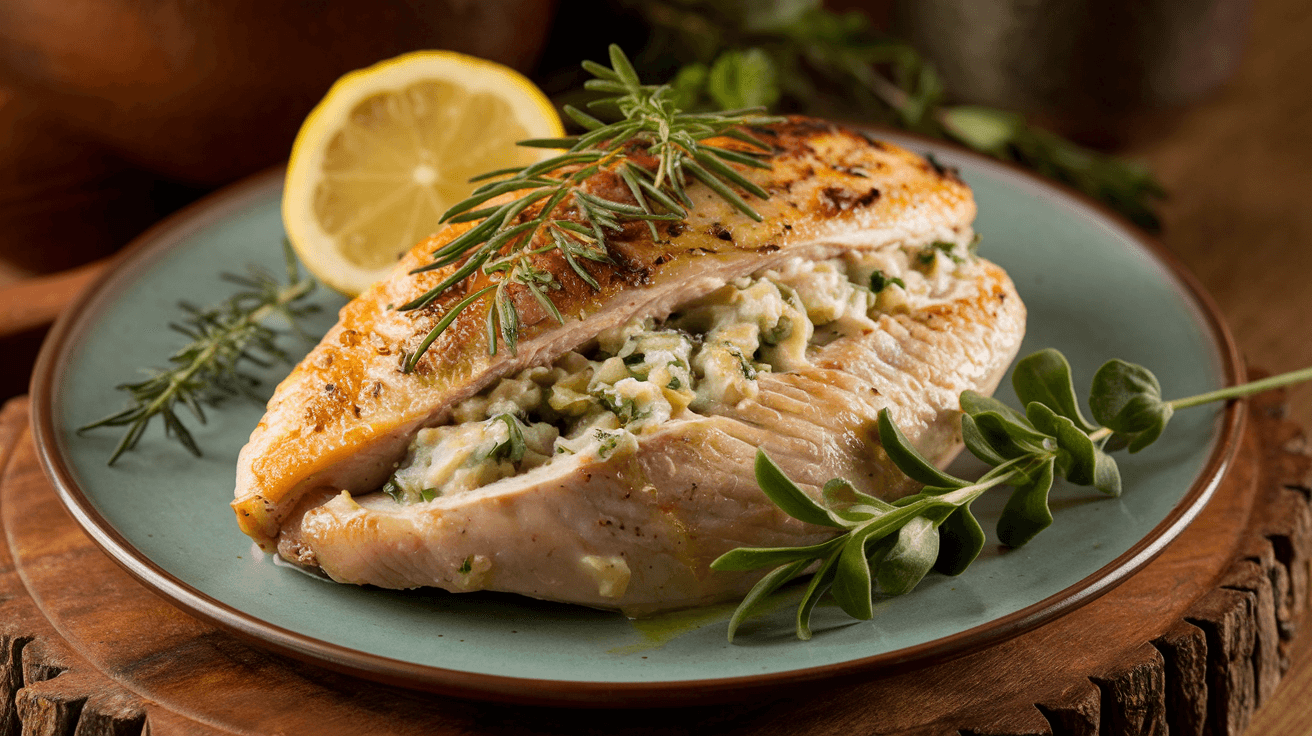 Petit Pain Farci au Poulet