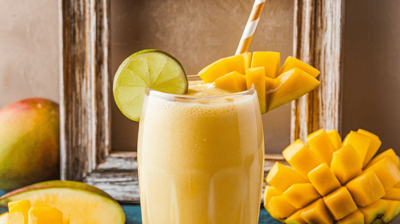 Smoothie exotique à la mangue