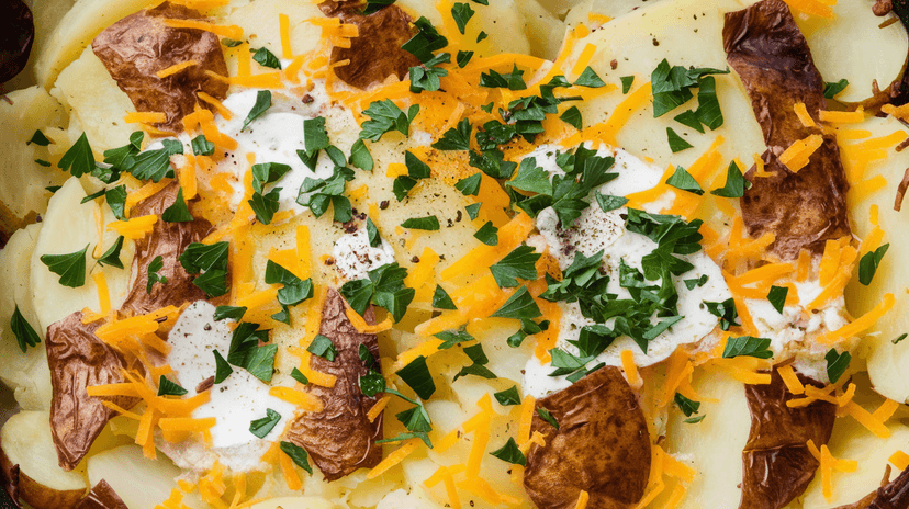 Casserole de pommes de terre rôties