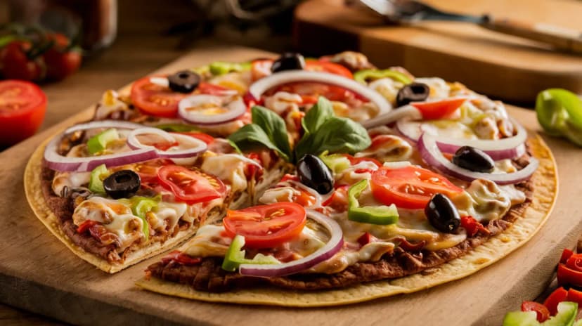 Pizza à la tortilla : une recette originale et savoureuse