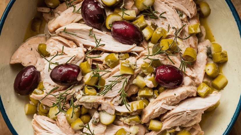 Rillettes de Poulet aux Cornichons et Câpres