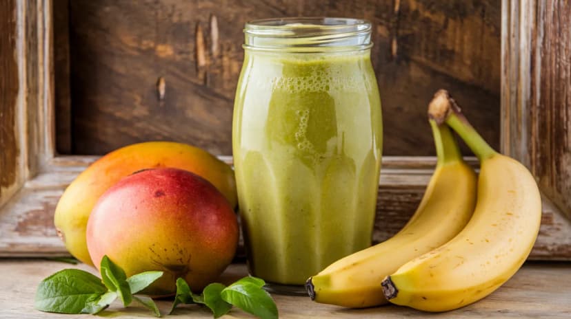Smoothie énergisant à la mangue et à la banane