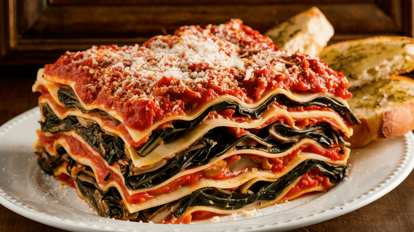 Délicieuses lasagnes aux légumes