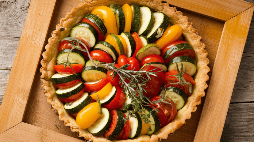 Tarte aux légumes d'été