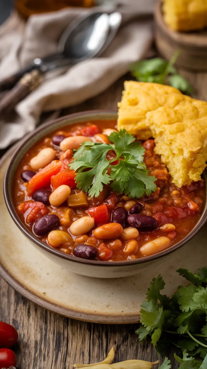 Chili sin carne : l'irrésistible mélange de saveurs végétales