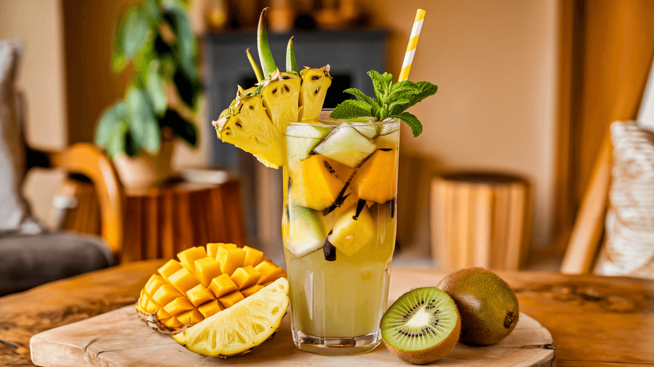 Punch exotique rafraîchissant