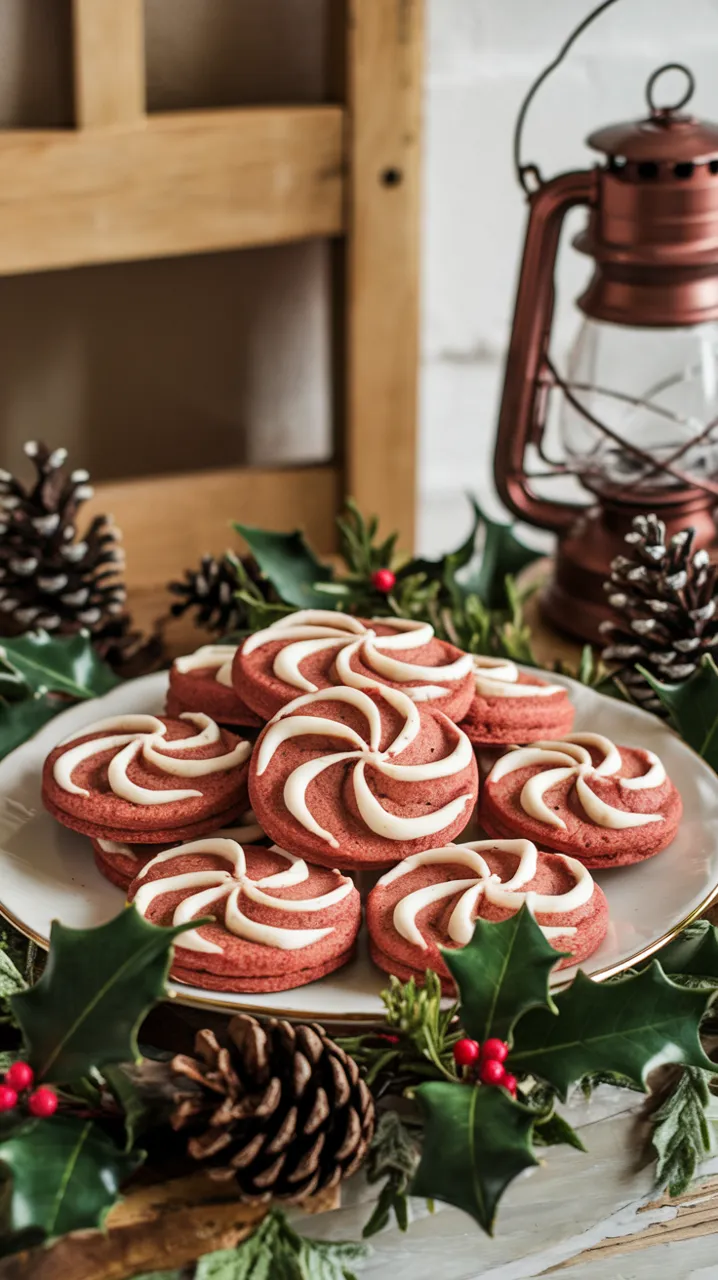 Biscuits Pinwheel de Noël