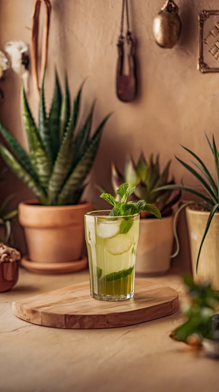 Limonade Maison aux Herbes Fraîches