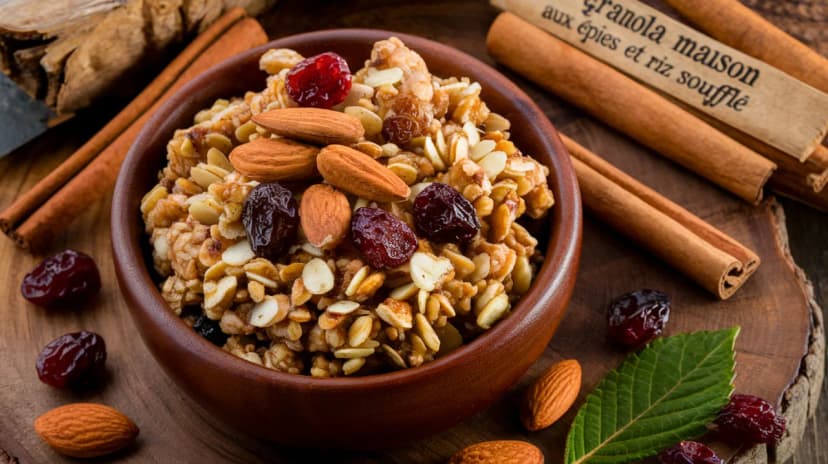 Granola Maison aux Épices et Riz Soufflé