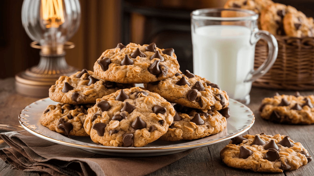 Cookies aux pépites de chocolat et à l'avoine