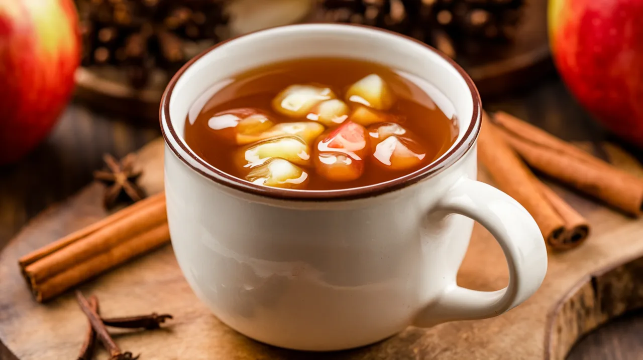 Jus de pomme chaud aux épices pour un automne réconfortant