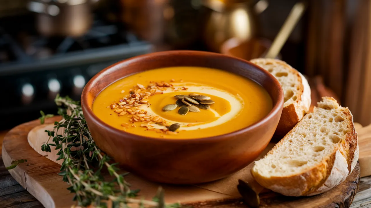 Velouté de courge butternut